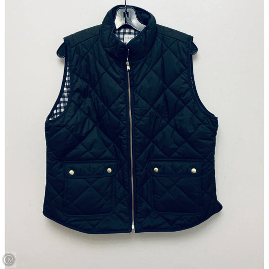 Vest Puffer & Quilted By J. Crew In Black, Size: Xl
