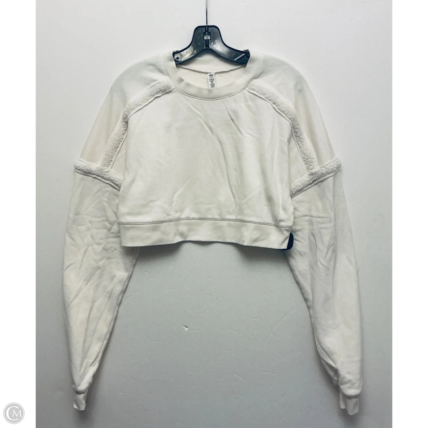 Sweatshirt Crewneck By Alo In White, Size: S