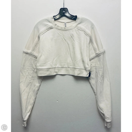 Sweatshirt Crewneck By Alo In White, Size: S