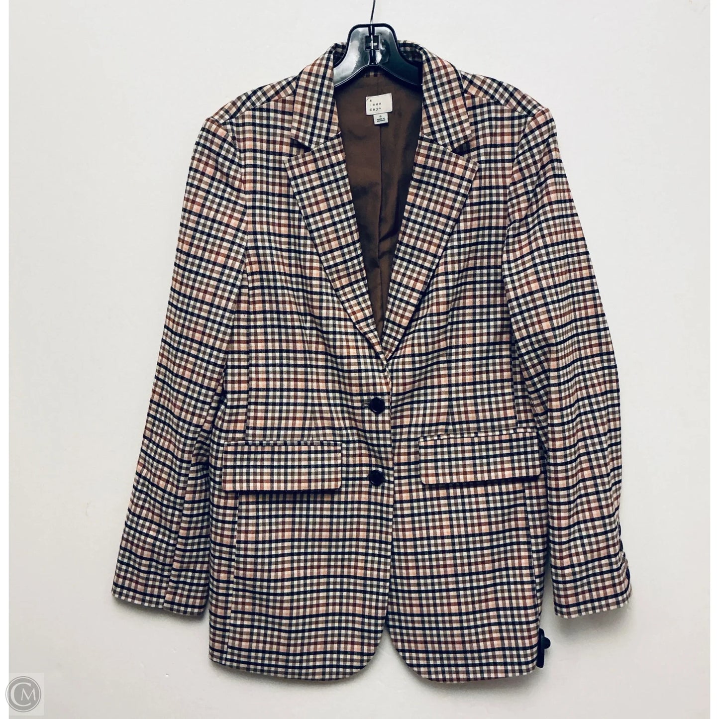 Blazer By A New Day In Plaid Pattern, Size: Xs