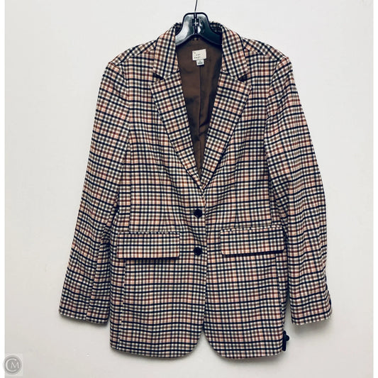 Blazer By A New Day In Plaid Pattern, Size: Xs