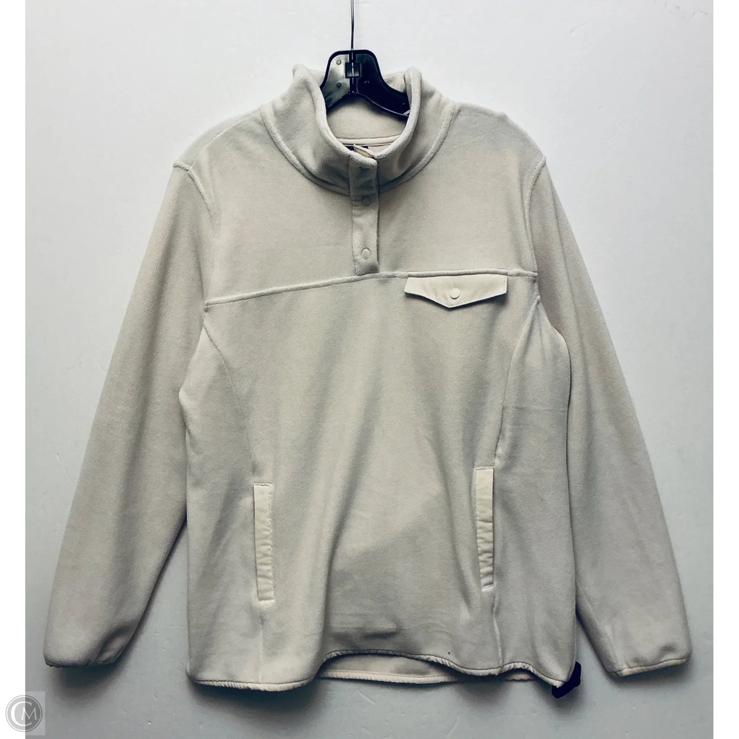Jacket Fleece By 32 Degrees In Cream, Size: L