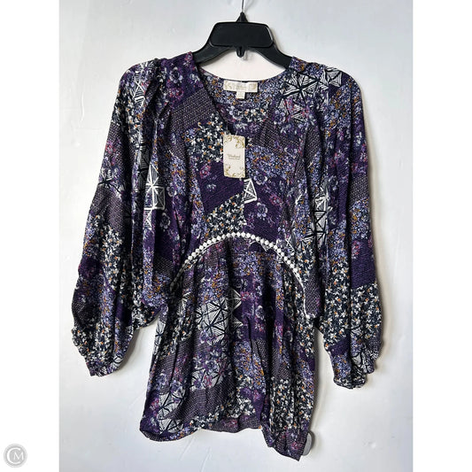Top Long Sleeve By Clothes Mentor In Purple, Size: S