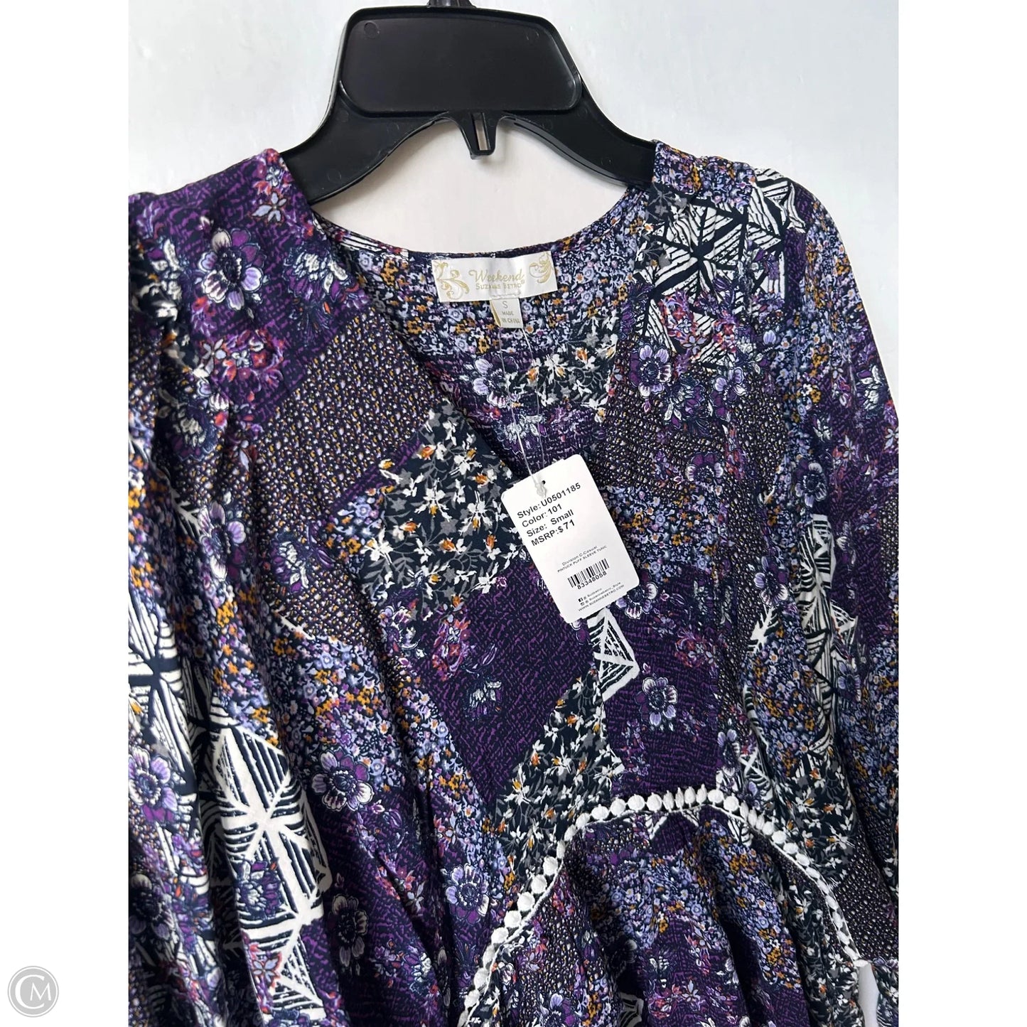 Top Long Sleeve By Clothes Mentor In Purple, Size: S