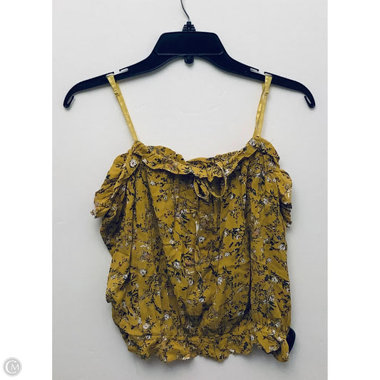 Top Sleeveless By Clothes Mentor In Yellow, Size: 2x