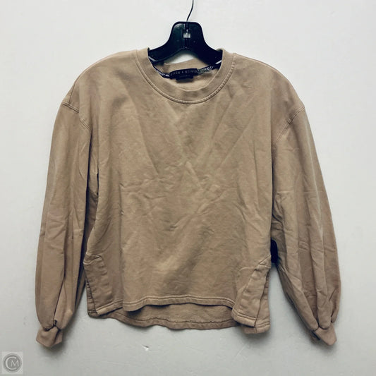 Top Long Sleeve Designer By Alice + Olivia In Tan, Size: Xs