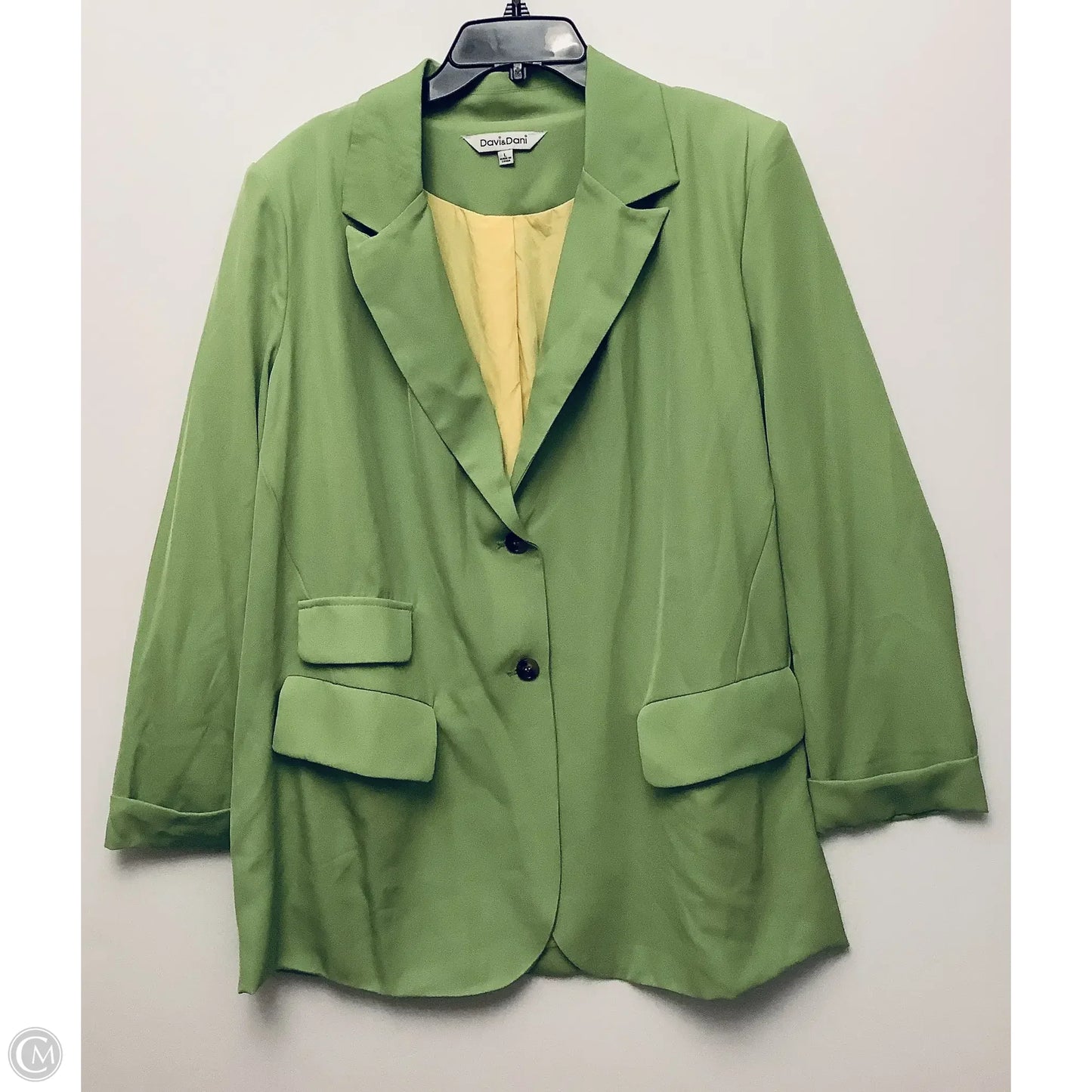 Blazer By Davi & Dani In Green, Size: L