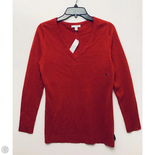Top Long Sleeve By New York And Co In Red, Size: M