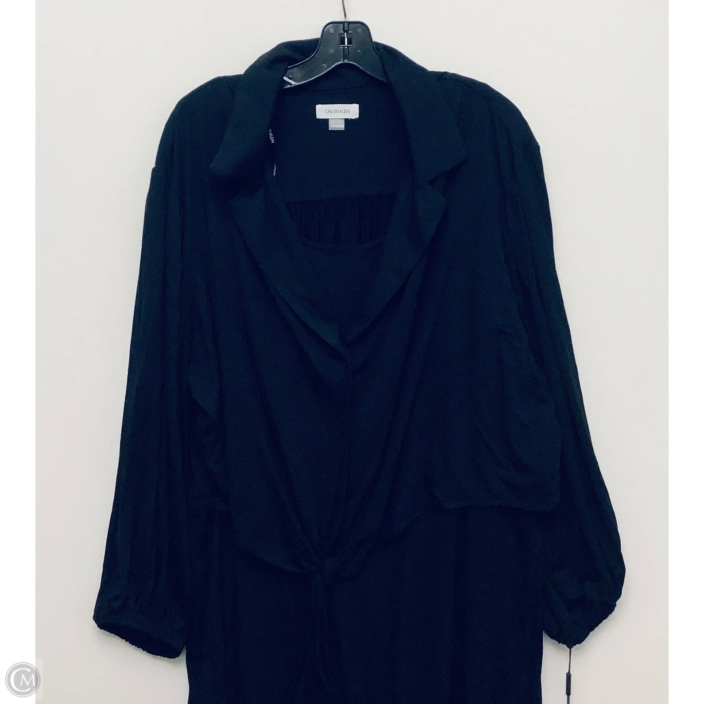 Dress Work By Calvin Klein In Black, Size: 18