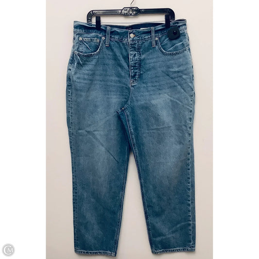 Jeans Boot Cut By J. Crew In Blue Denim, Size: 18