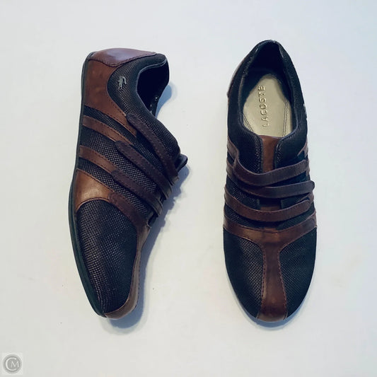 Shoes Sneakers By Lacoste In Brown, Size: 7.5