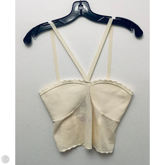 Top Cami By Zara In Cream, Size: L