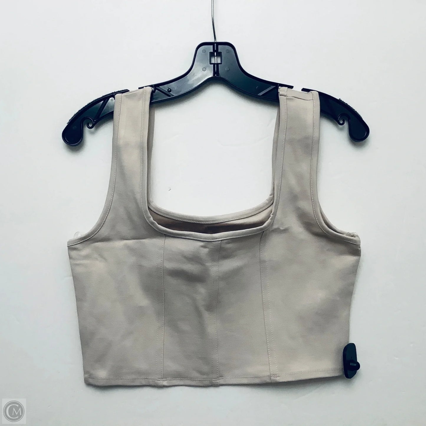 Tank Top By Clothes Mentor In Tan, Size: L