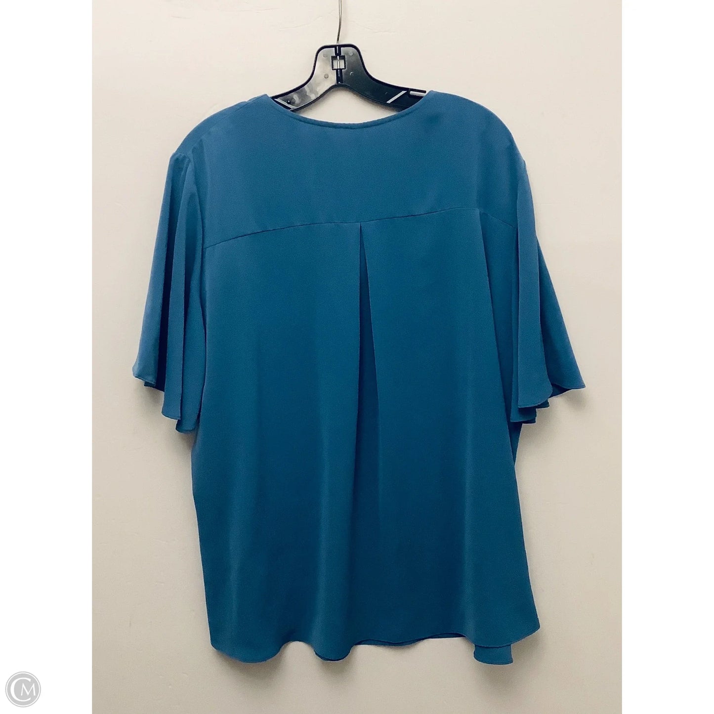 Top Short Sleeve By Clothes Mentor In Blue, Size: 2x