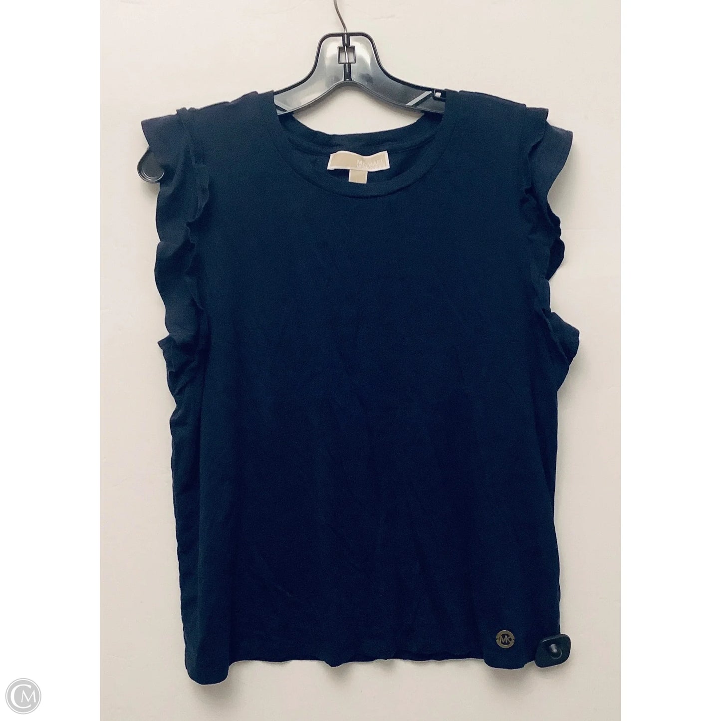 Top Sleeveless Designer By Michael Kors In Navy, Size: L
