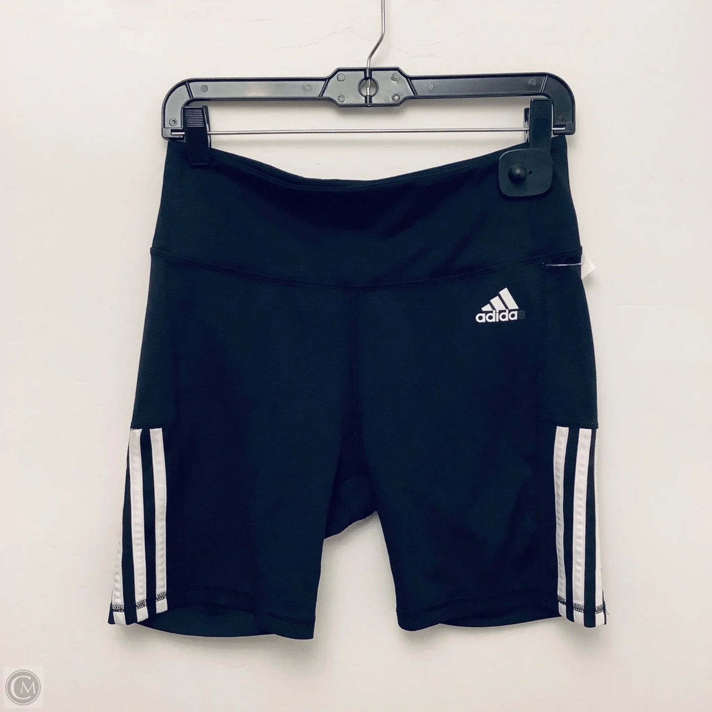 Athletic Shorts By Adidas In Black, Size: M