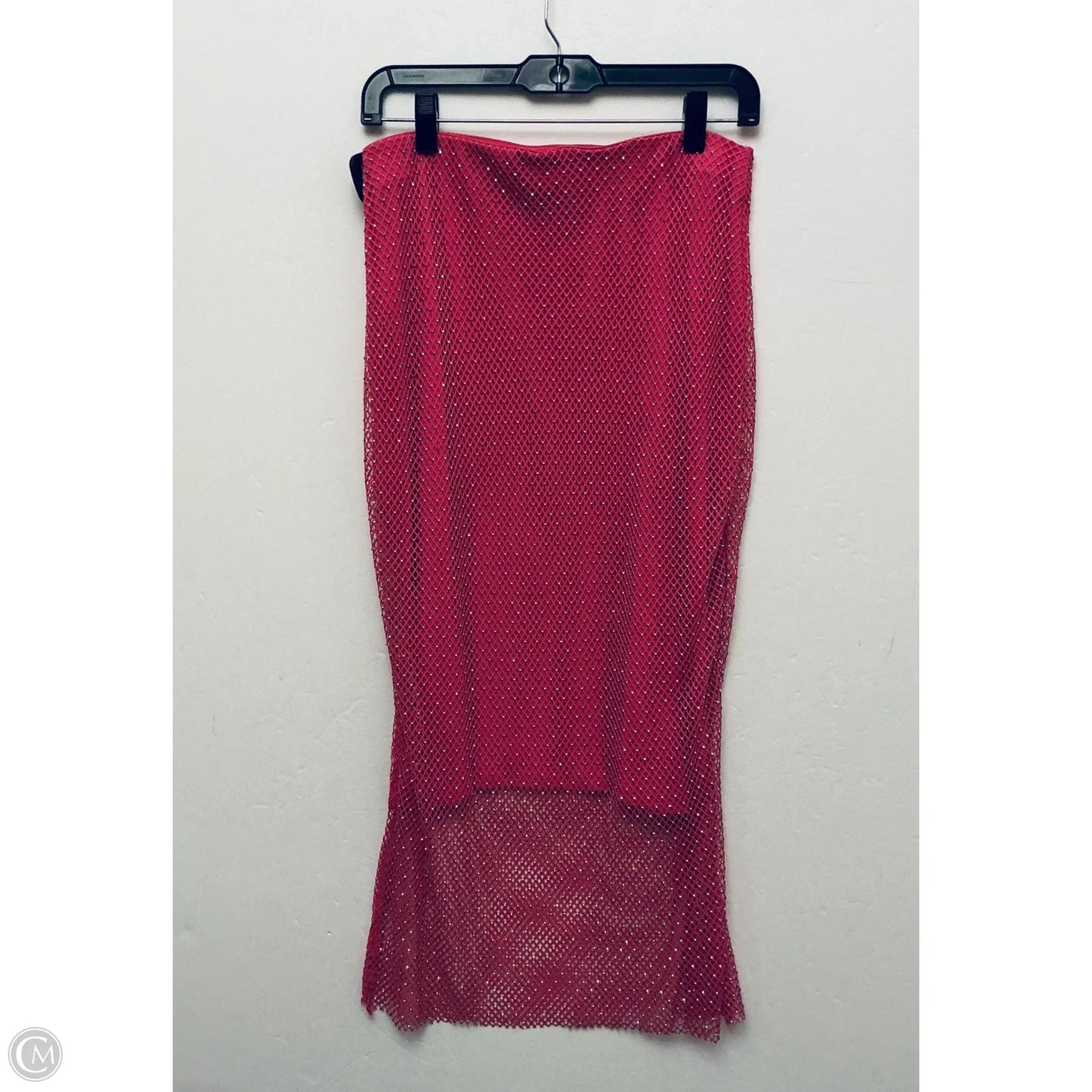 Skirt Midi By Clothes Mentor In Pink, Size: M