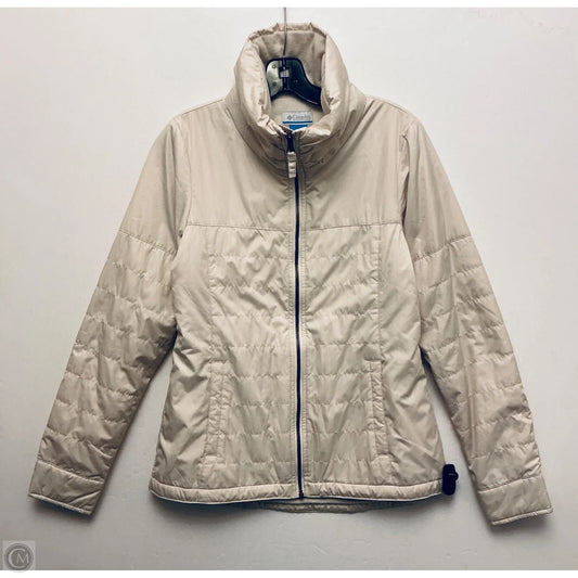 Jacket Puffer & Quilted By Columbia In Tan, Size: S