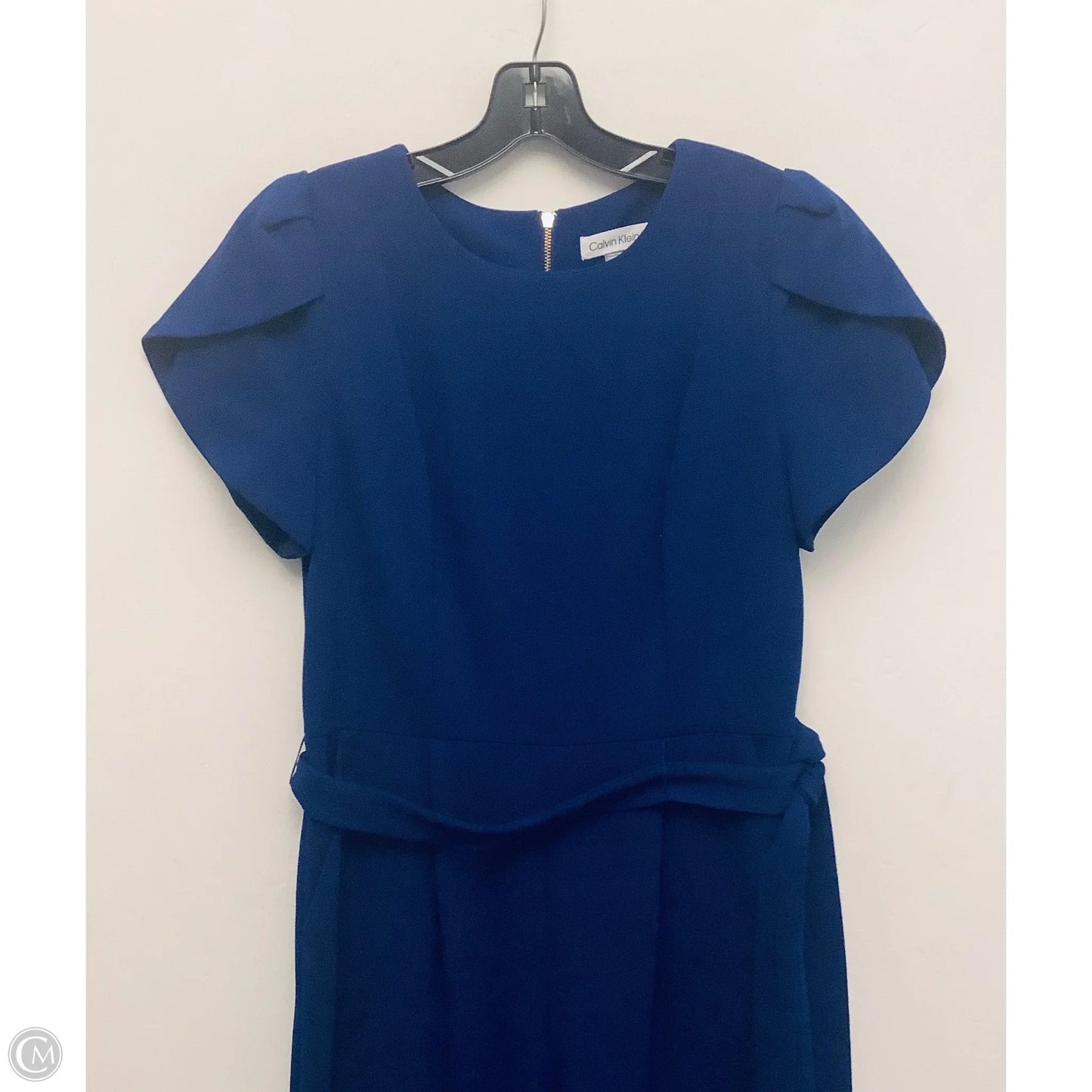 Jumpsuit By Calvin Klein In Blue, Size: 10