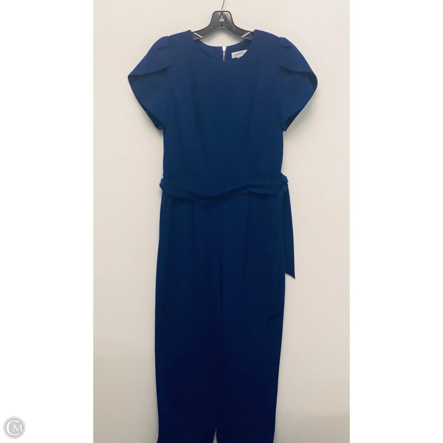 Jumpsuit By Calvin Klein In Blue, Size: 10