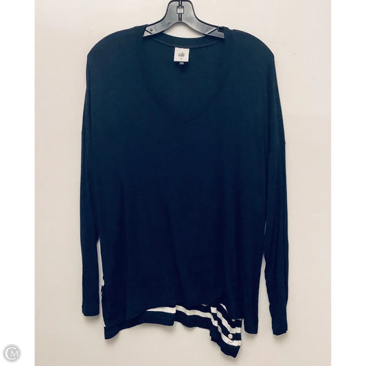 Top Long Sleeve By Cabi In Striped Pattern, Size: M