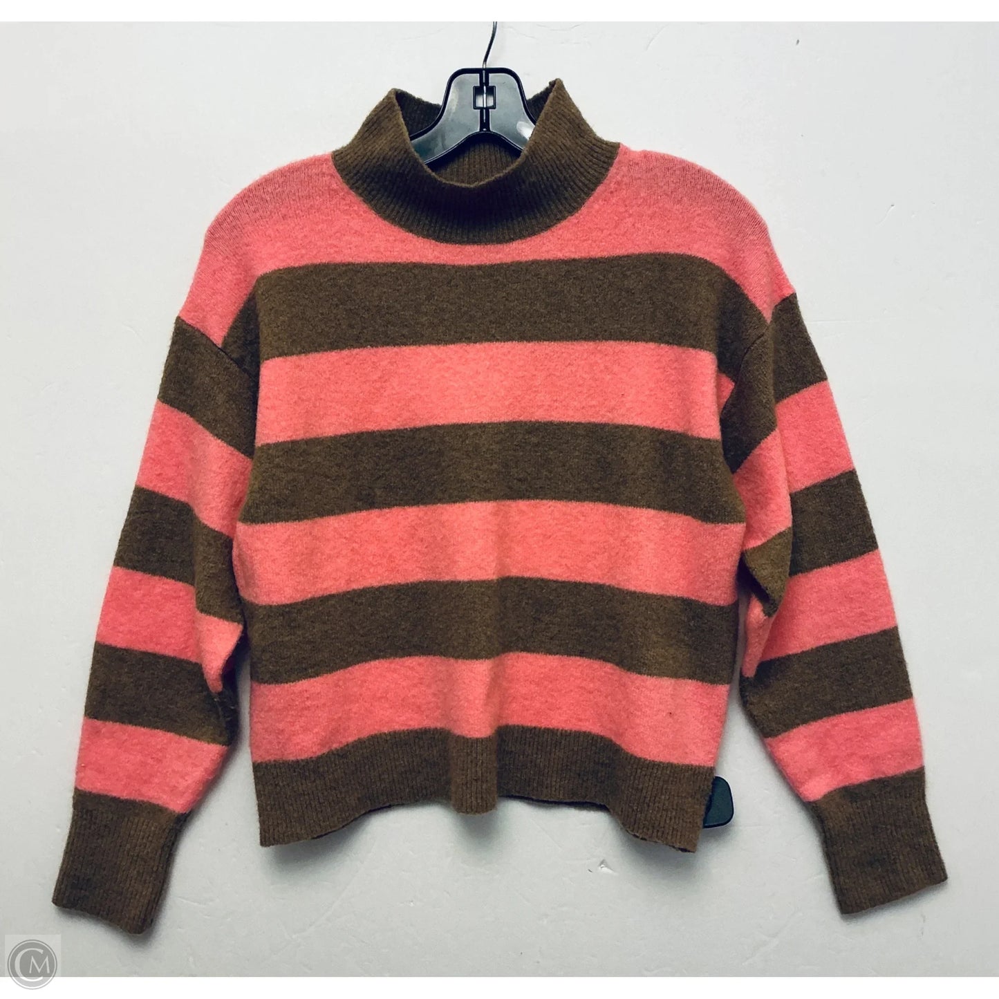 Sweater By J. Crew In Pink & Tan, Size: Xs