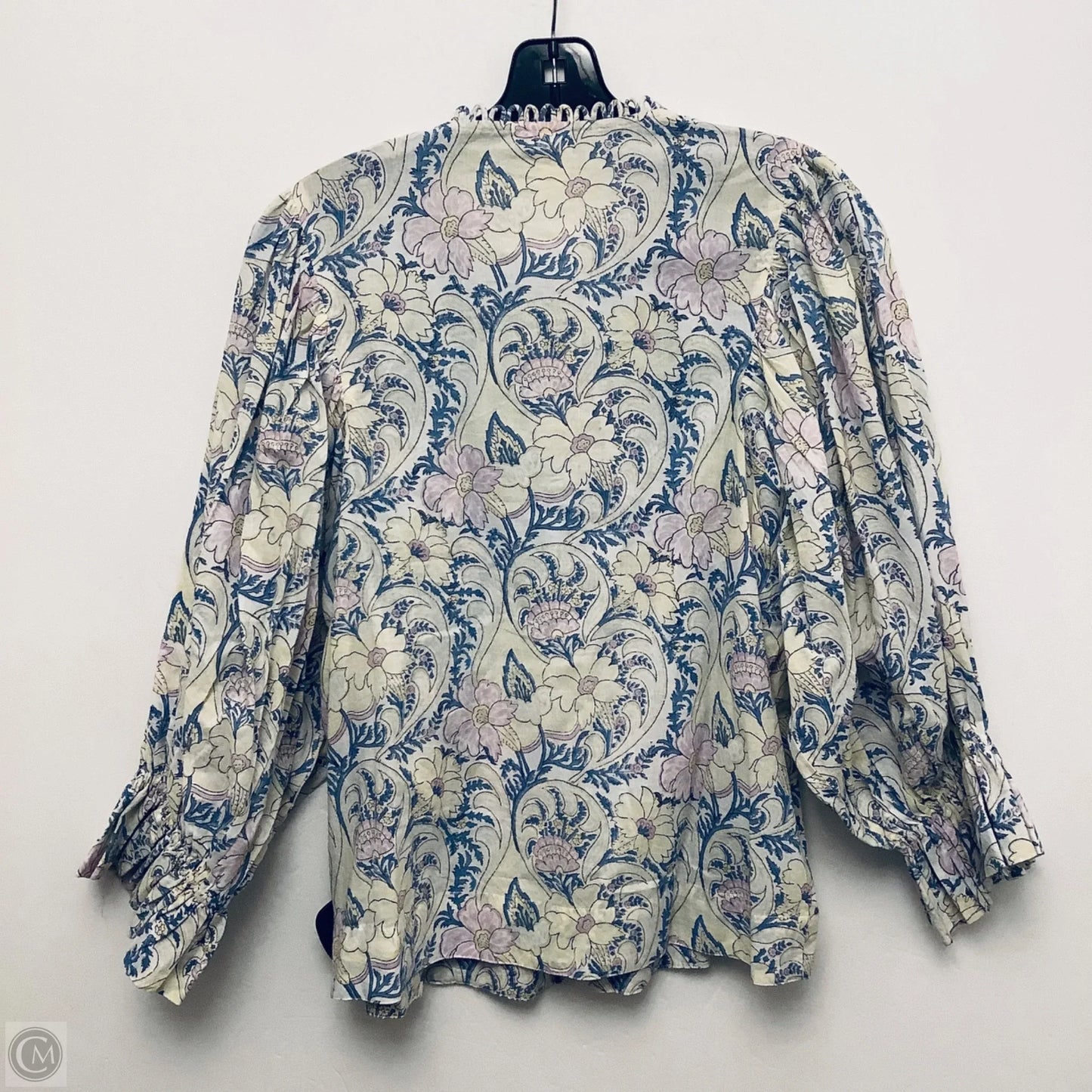 Top Long Sleeve By Ivy Jane In Floral Print, Size: S