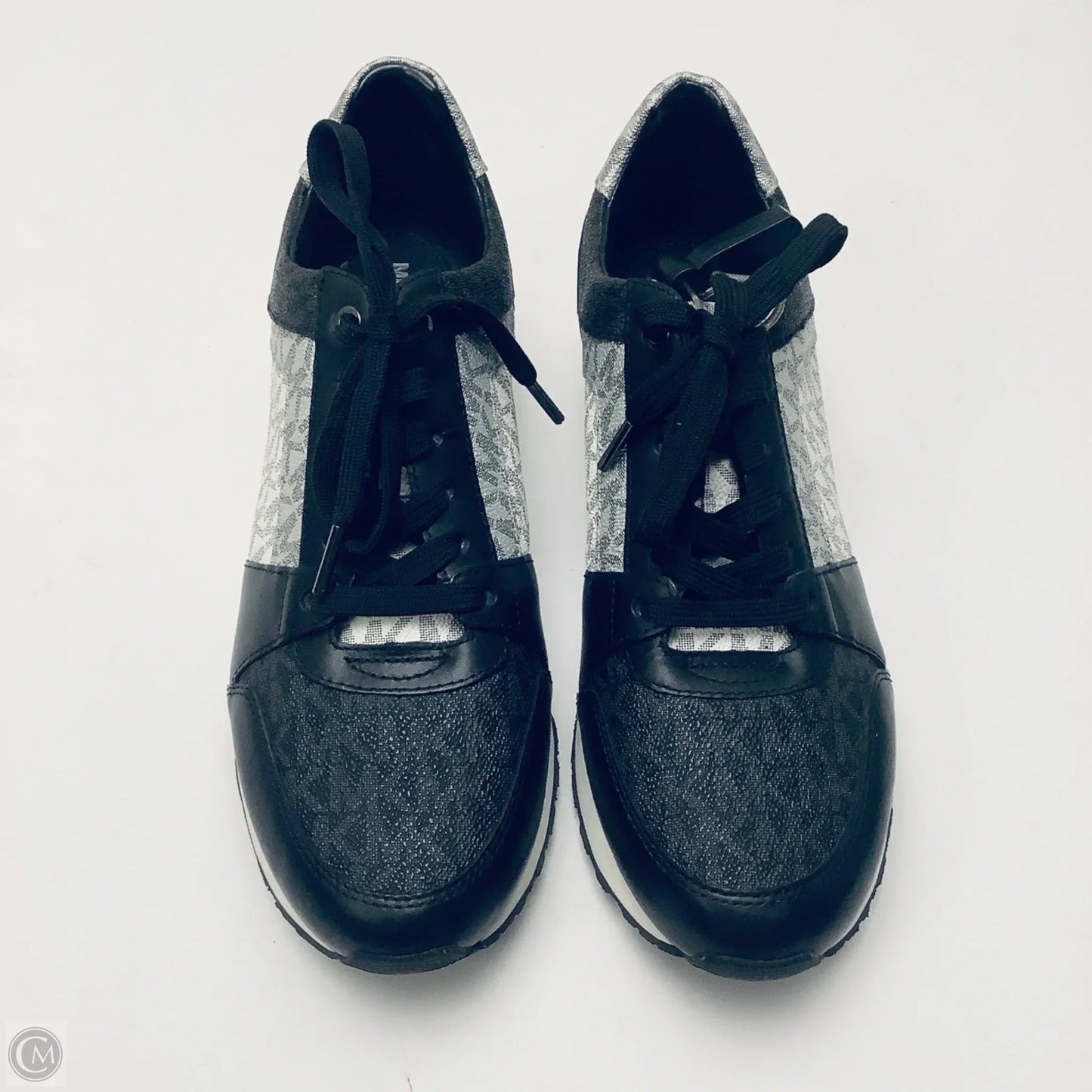 Shoes Designer By Michael Kors In Black & Grey, Size: 10