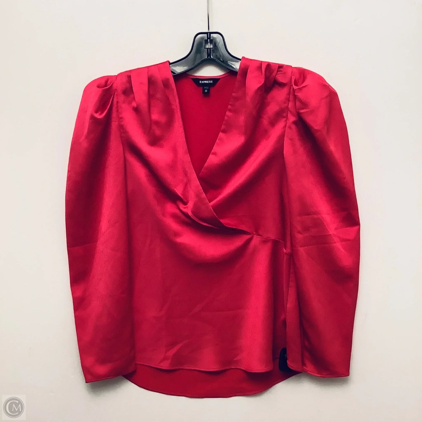 Top Long Sleeve By Express In Pink, Size: Xs