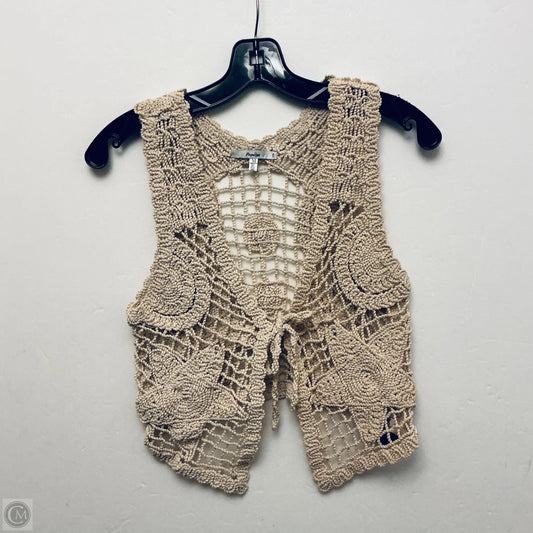 Top Sleeveless By Papaya In Tan, Size: M