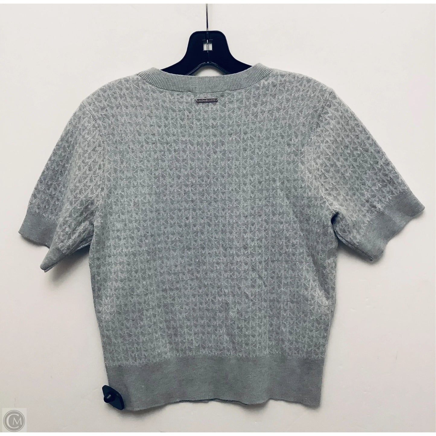 Top Short Sleeve Designer By Michael Kors In Floral Print, Size: M