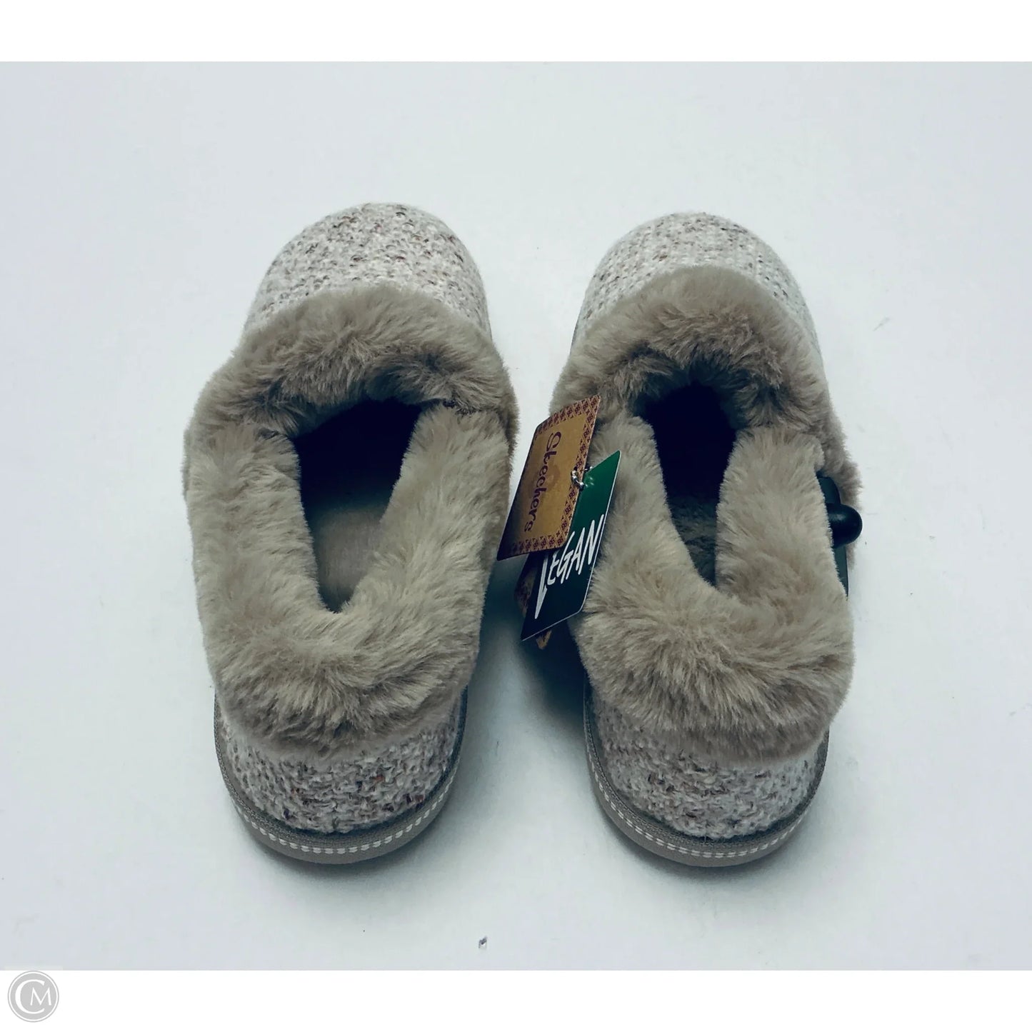 Shoes Flats By Skechers In Brown & Cream, Size: 9