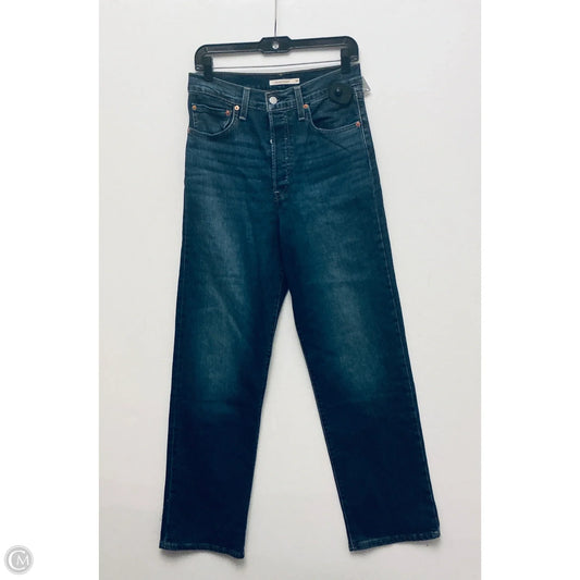 Jeans Boot Cut By Levis In Blue Denim, Size: 10
