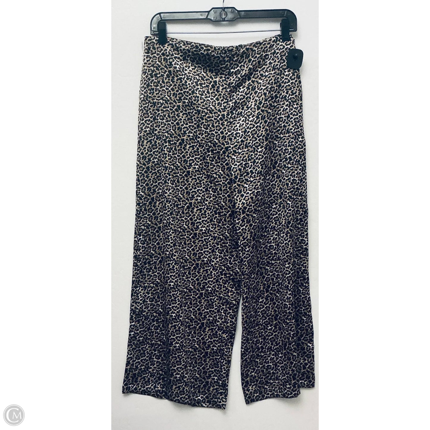 Pants Set 2pc By Nicole Miller In Animal Print, Size: L