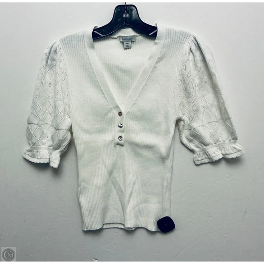 Top Short Sleeve By Sundance In White, Size: Mp