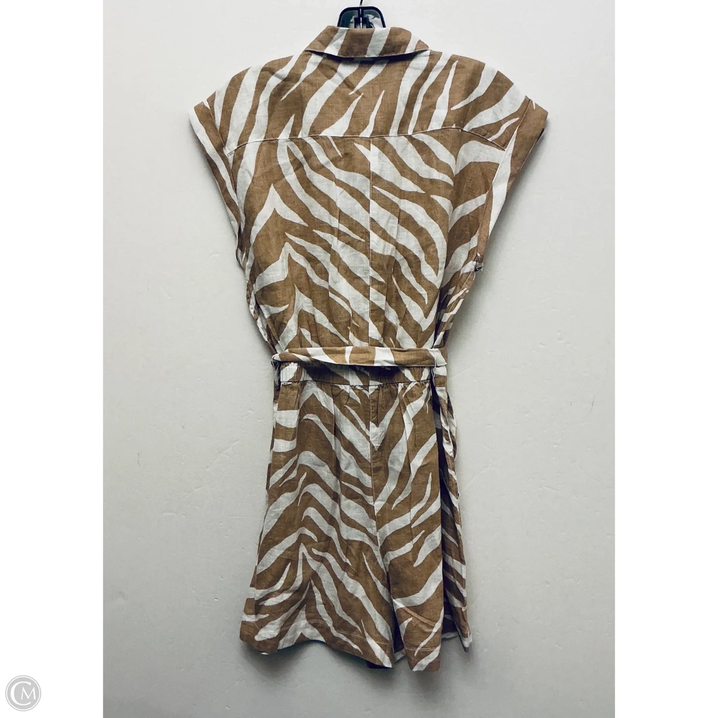 Romper By Ann Taylor In Brown & Cream, Size: M