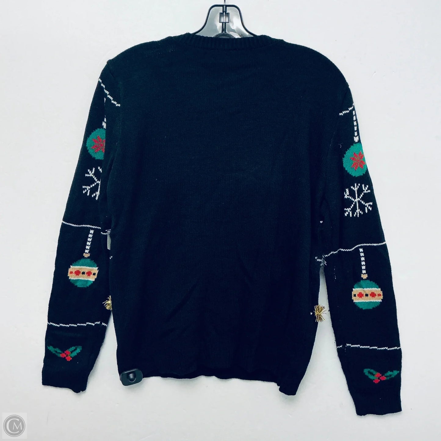 Sweater By Time And Tru In Black, Size: L