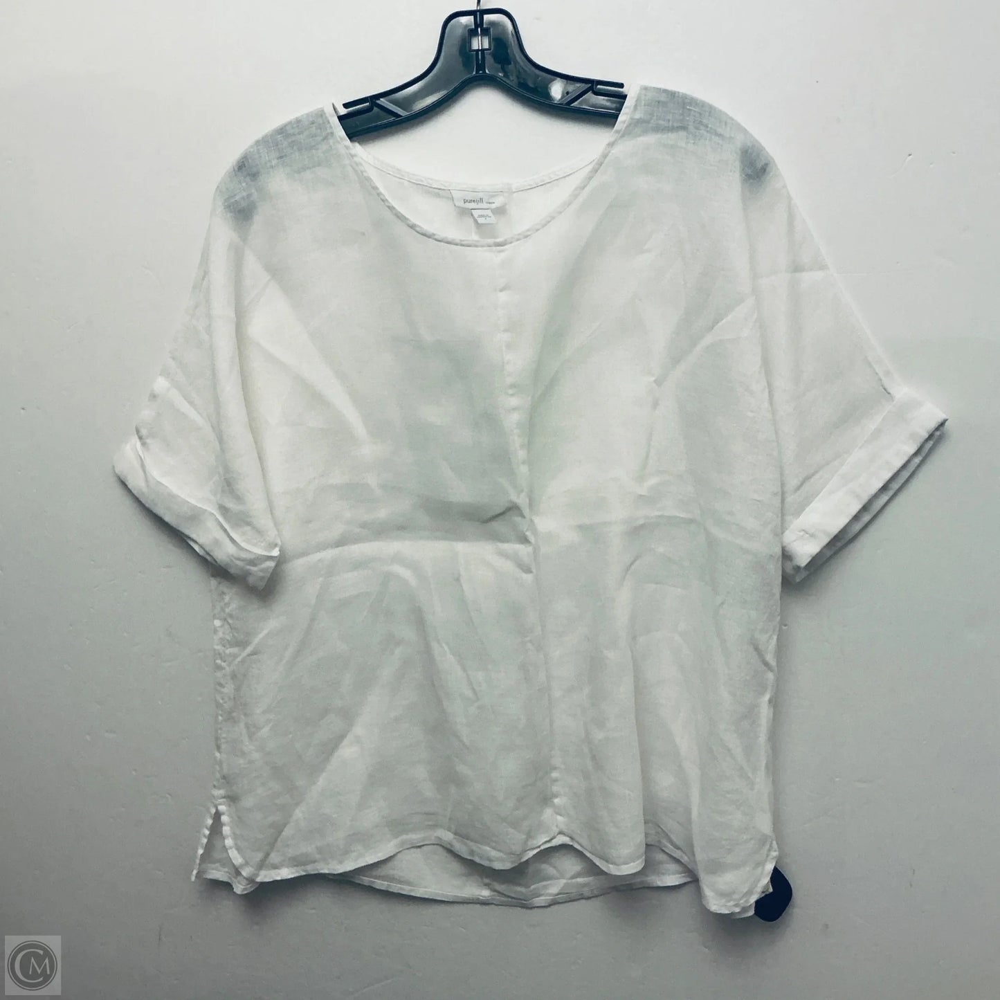 Top Short Sleeve By J. Jill In White, Size: S