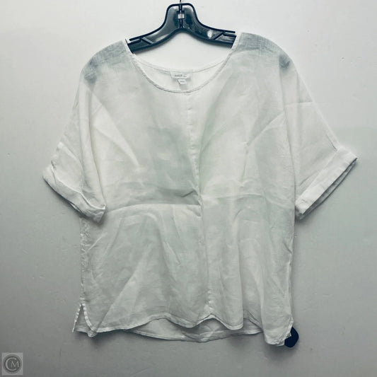 Top Short Sleeve By J. Jill In White, Size: S