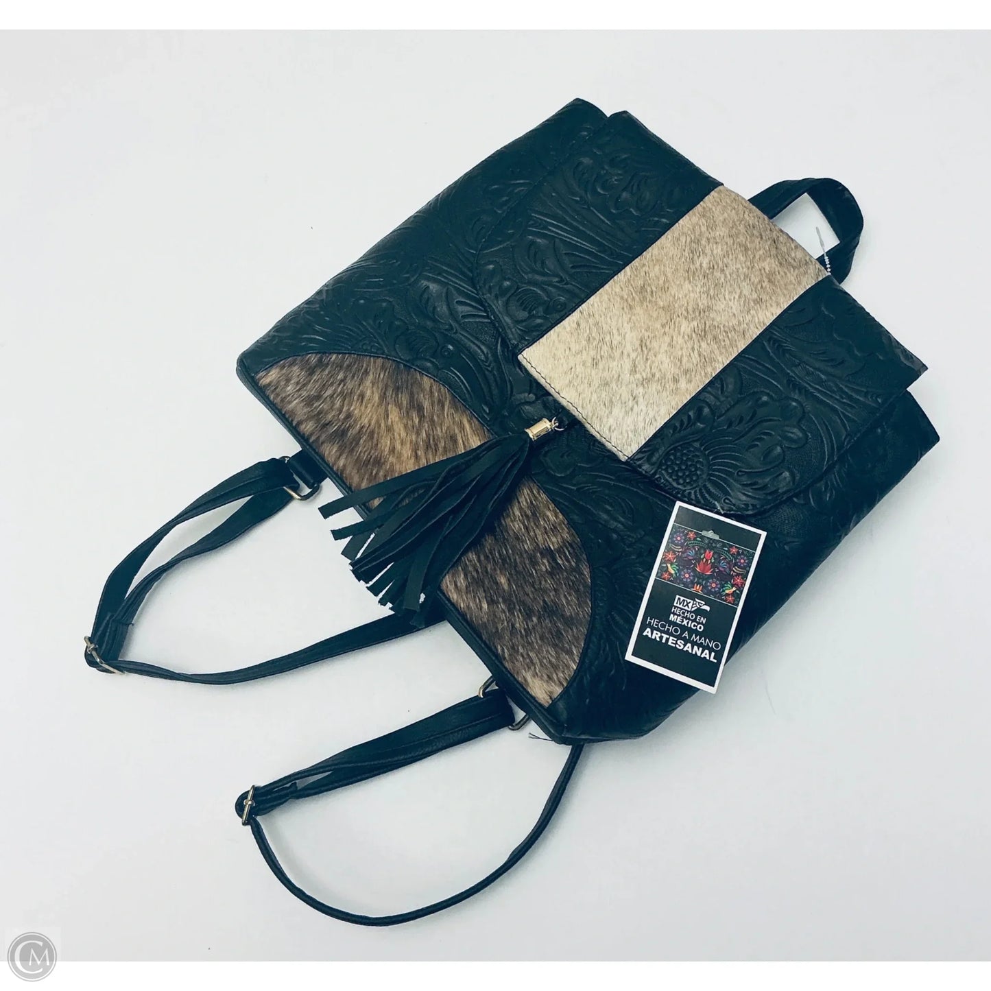 Backpack Leather By Clothes Mentor, Size: Large