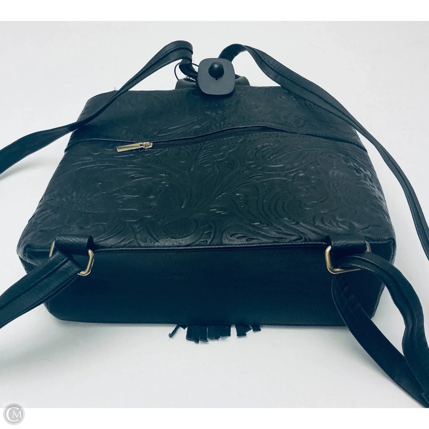 Backpack Leather By Clothes Mentor, Size: Large