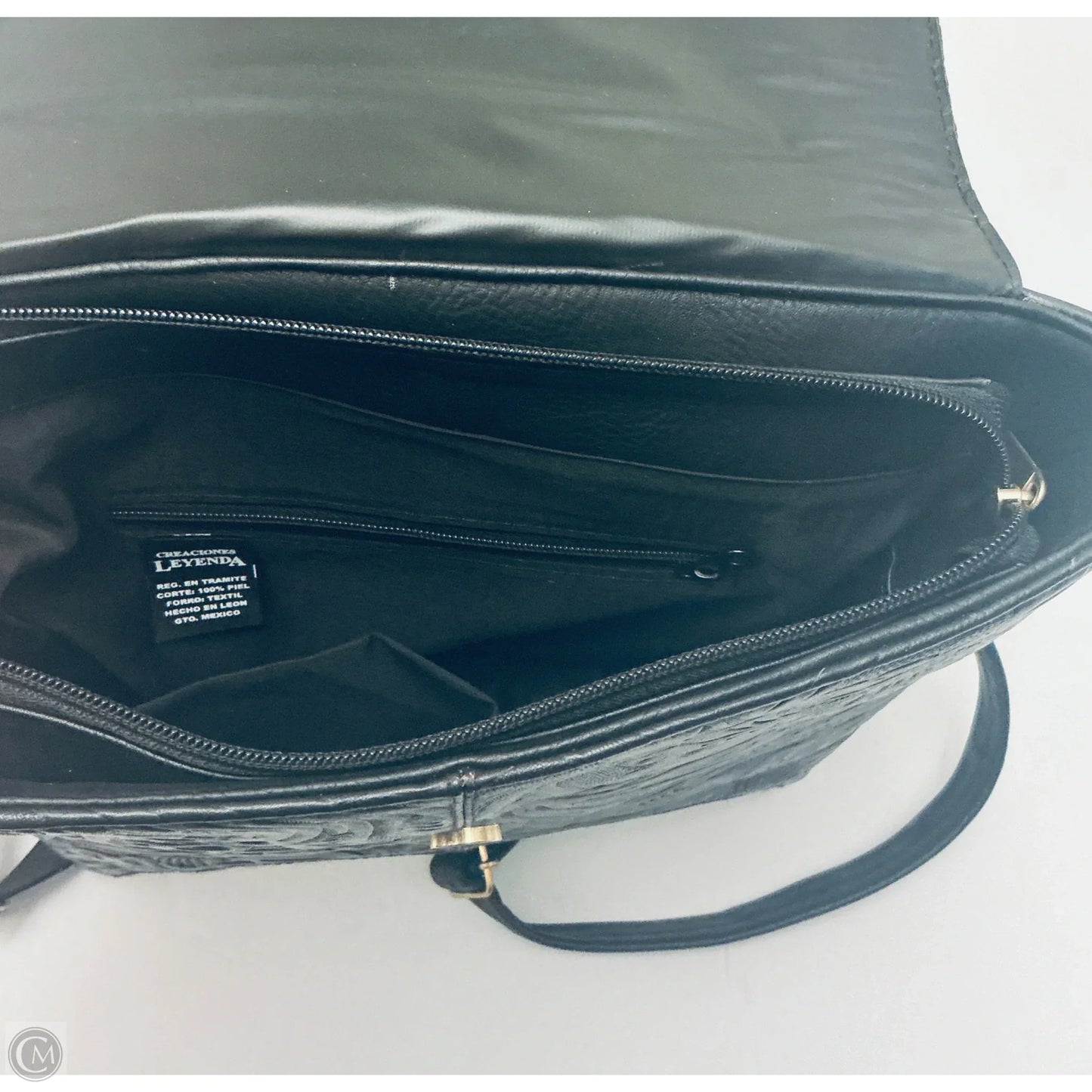 Backpack Leather By Clothes Mentor, Size: Large