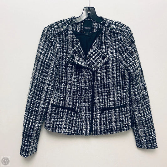 Blazer By Simply Vera In Black & White, Size: M