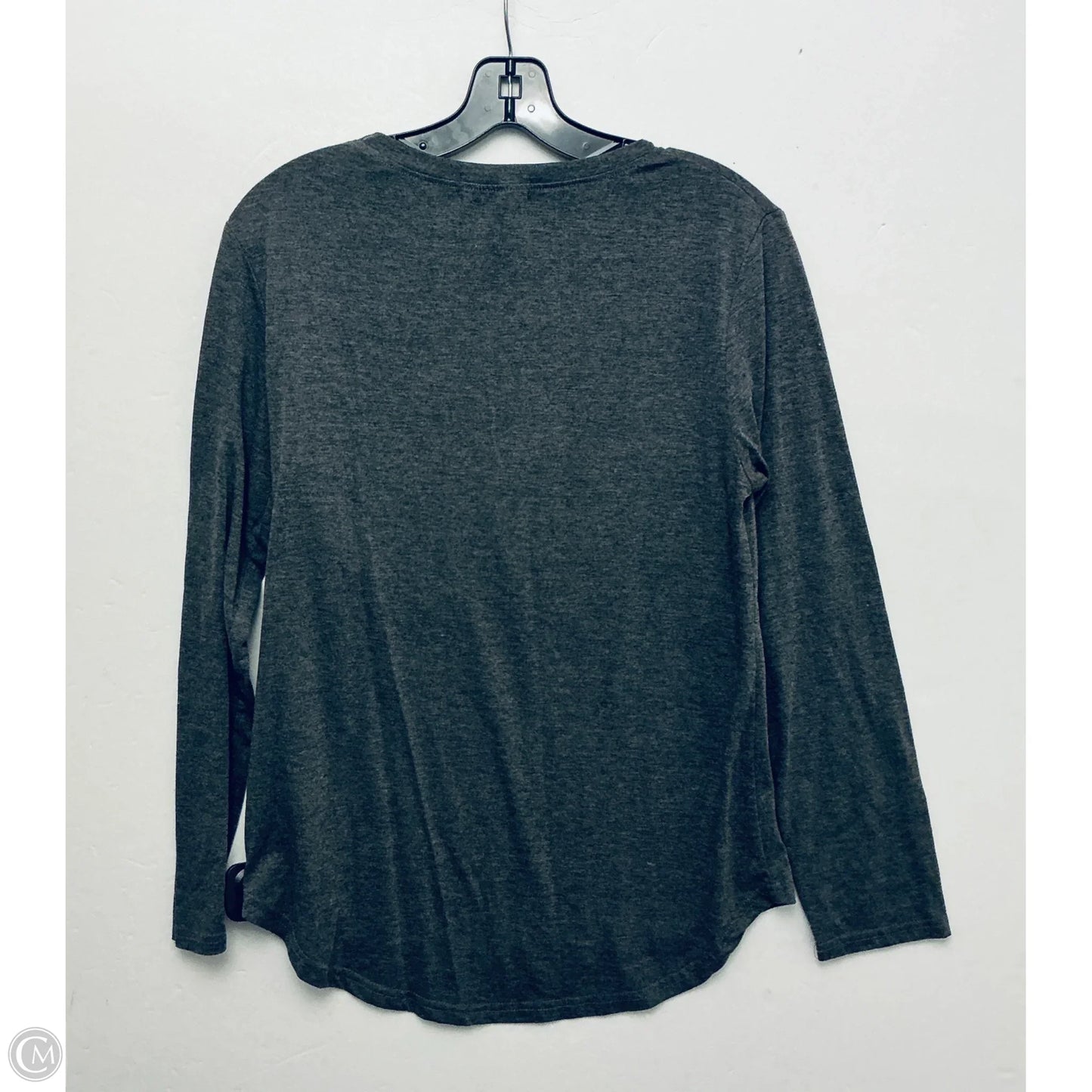 Top Long Sleeve Basic By Clothes Mentor In Grey, Size: S