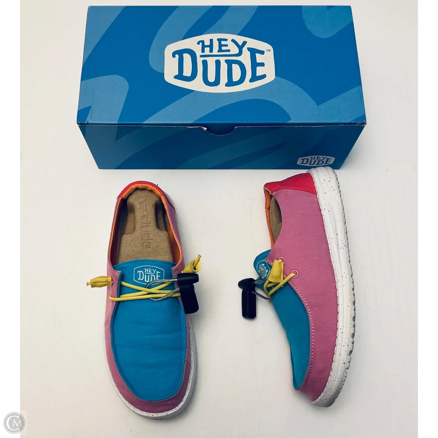 Shoes Flats By Hey Dude In Multi-colored, Size: 7