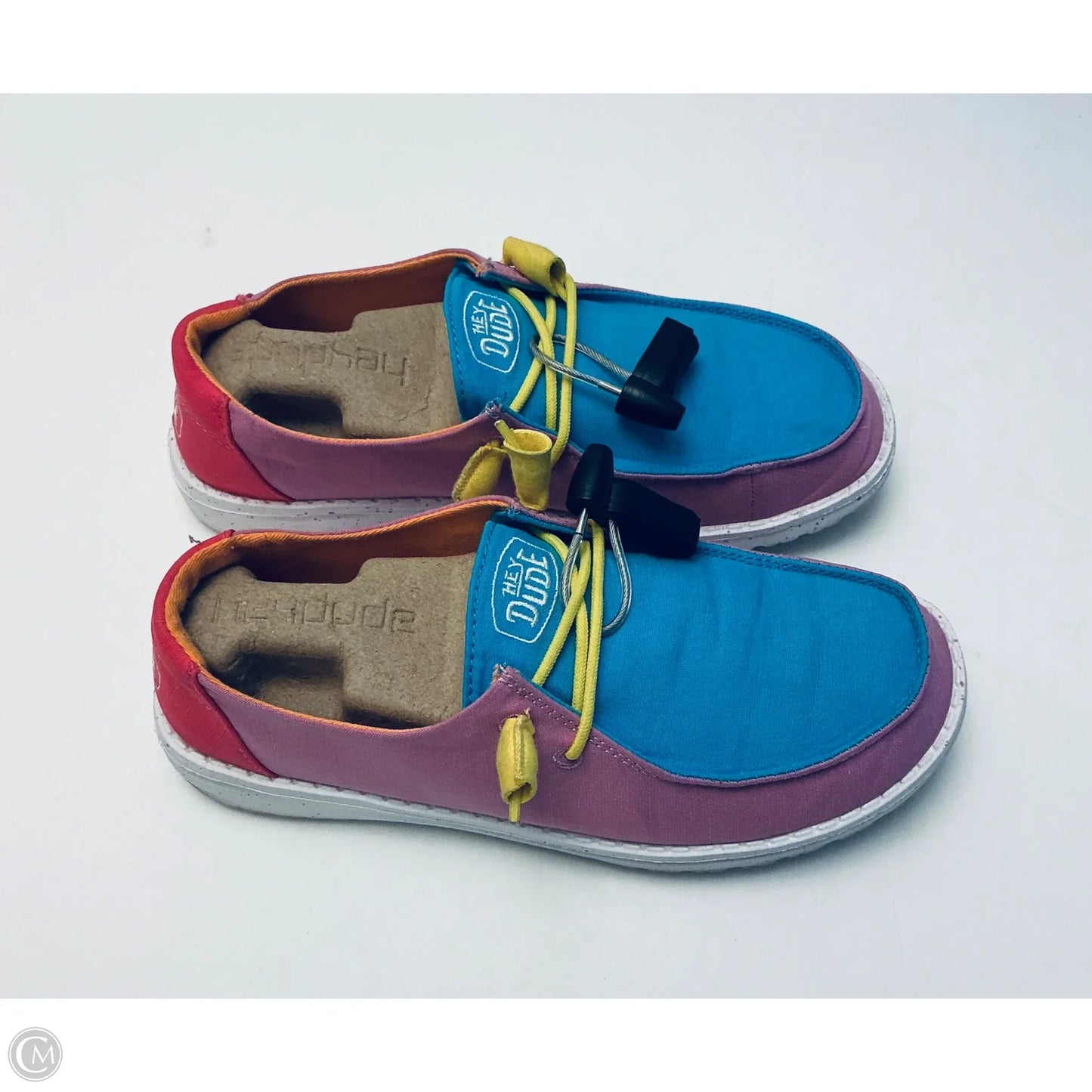 Shoes Flats By Hey Dude In Multi-colored, Size: 7