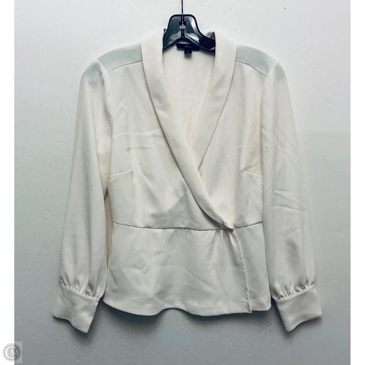 Top Long Sleeve By J. Crew In White, Size: S