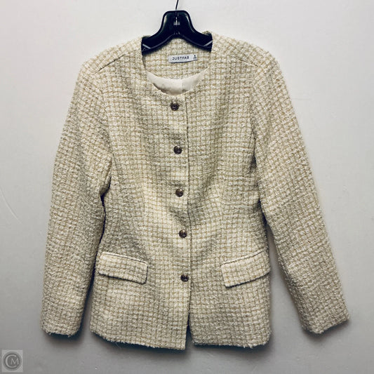 Blazer By Just Fab In Yellow, Size: M