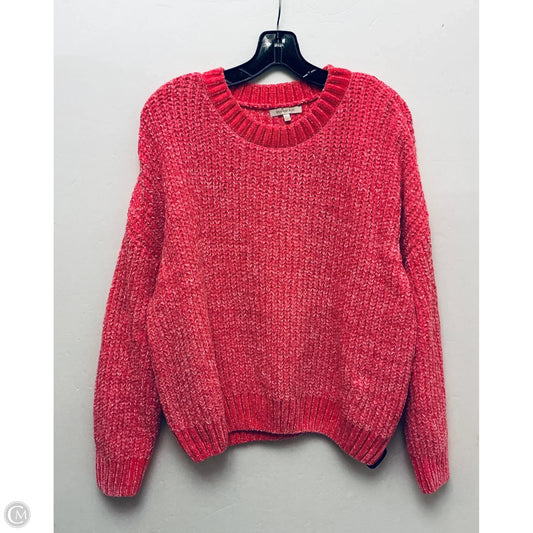 Sweater By Skies Are Blue In Pink, Size: L