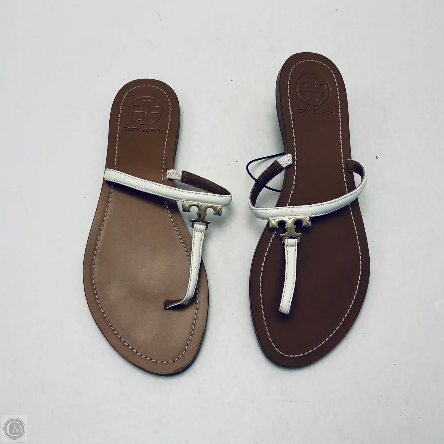 Sandals Designer By Tory Burch In White, Size: 9